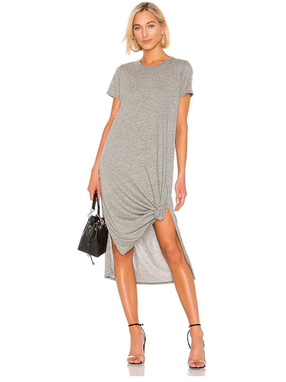 Michael Lauren Augustus Dress in Heather Grey